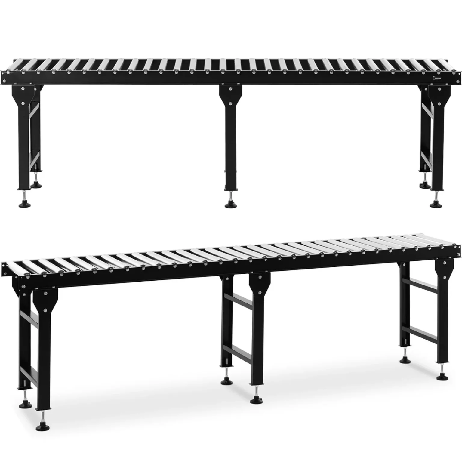 Masă cu role transportoare, 30 de role, până la 400 kg, 300 x 51 x 96 cm Masă cu role transportoare, 30 de role, până la 400 kg, 300 x 51 x 96 cm