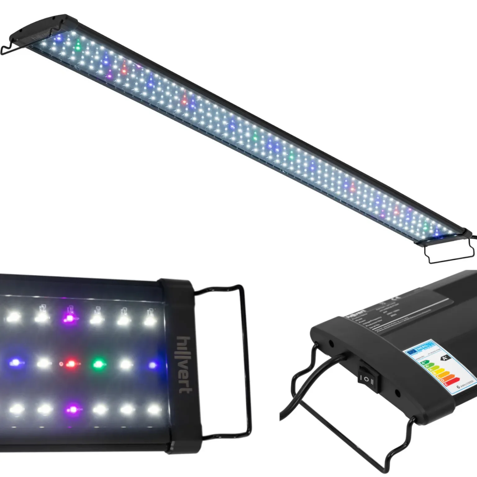 Lampă LED cu spectru complet pentru creșterea plantelor din acvariu, 156 LED-uri, 113 cm, 30 W Lampă LED cu spectru complet pentru creșterea plantelor din acvariu, 156 LED-uri, 113 cm, 30 W