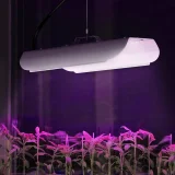 Teljes spektrumú növénynevelő lámpa 25 x 17 cm 136 LED 100 W ezüst 5