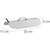 Teljes spektrumú növénynevelő lámpa 25 x 17 cm 136 LED 100 W ezüst 9