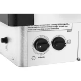 Elektromos szaunakályha beépített vezérléssel, 8–12 m³, max. 110 °C, 400 V, 8 kW, ezüst-fekete 4
