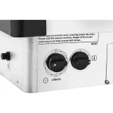 Elektromos szaunakályha beépített vezérléssel, 9–13 m³, max. 110 °C, 400 V, 9 kW, ezüst-fekete 4