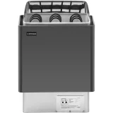 Elektromos szaunafűtő 3–6 m³, 110 °C-ig, 400 V, 4,5 kW, fekete és ezüst 5