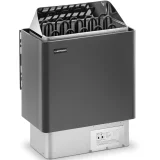 Elektromos szaunafűtő 9–13 m³, 110 °C-ig, 400 V, 9 kW, fekete és ezüst 2