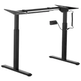 Asztalkeret elektromos magasságállítással 73–123 cm, max. 80 kg, FEKETE 7