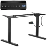 Asztalkeret elektromos magasságállítással 73–123 cm, max. 80 kg, FEKETE