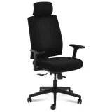 Ergonómikus, forgó irodai szék fejtámlával, max. 200 kg 2