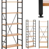 Raft industrial în stil loft, max. 150 kg, 6 rafturi