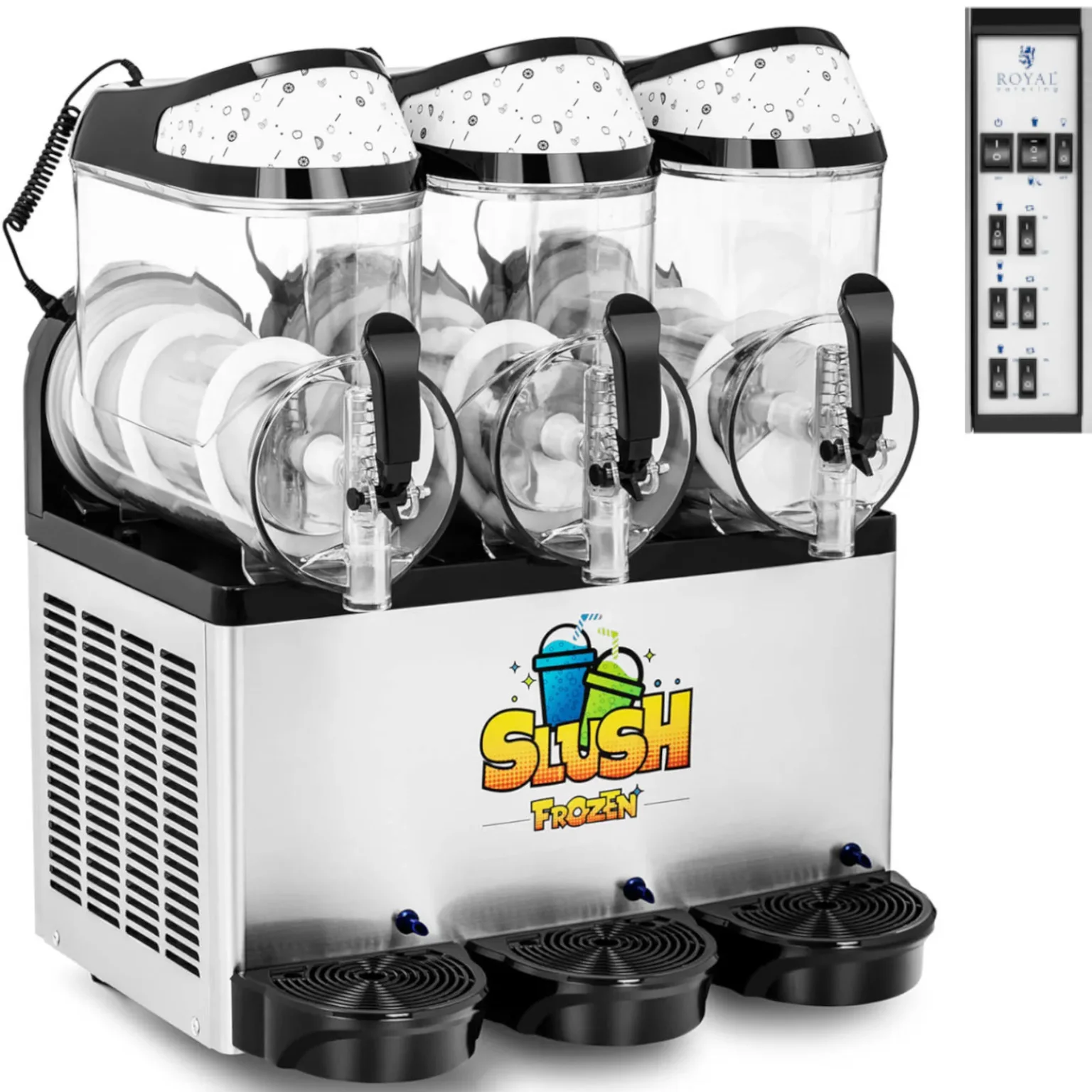 Granitor jégkása-, sorbet- és turmixgép, hármas, 800 W, 3 x 10 l