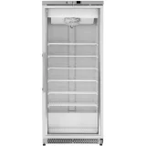 Üvegajtós fagyasztószekrény, 7 polccal, 580 l, 492 mm széles – ezüst 6
