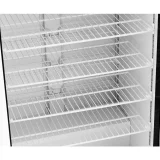 Üvegajtós fagyasztószekrény, 7 polccal, 580 l, 492 mm széles – fehér 5