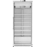 Üvegajtós fagyasztószekrény, 7 polccal, 580 l, 492 mm széles – fehér 6