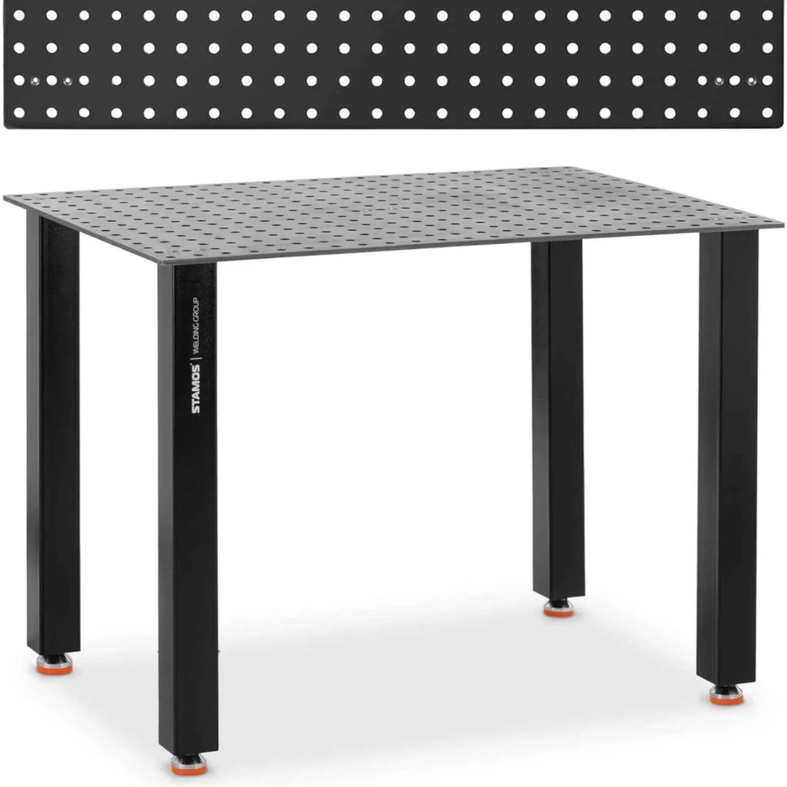 Masă de sudură și asamblare cu blat perforat, 10 mm, 120 x 80 cm, până la 150 kg Masă de sudură și asamblare cu blat perforat, 10 mm, 120 x 80 cm, până la 150 kg