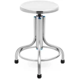 Rozsdamentes acél laboratóriumi/műhelyi szék, 45–60 cm, max. 150 kg 2
