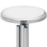 Rozsdamentes acél laboratóriumi/műhelyi szék, 45–60 cm, max. 150 kg 4