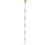 Mini prizmás mérőtükör rúddal és talppal, ezüstbevonatú, átmérő 3,6 cm, 1,26 m 2