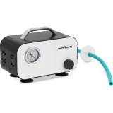 Olajmentes laboratóriumi vákuumszivattyú nyomásmérővel, 15 l/min, 30 W 2