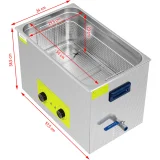 Ultrahangos tisztítófürdő, 30 l, 600 W 6