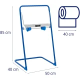 Állványos ipari tisztító kendő adagoló, 40 cm széles, 50 cm átmérőjű, 10 kg-ig terhelhető 6