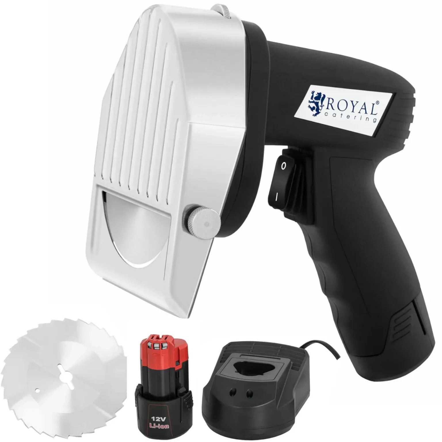 Akkus elektromos kebabkés, 100 mm átmérő, 3000 fordulat/perc, 80 W
