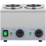 Mártásmelegítő forró mártásokhoz 2x 1 l 40–90 °C 400 W 6
