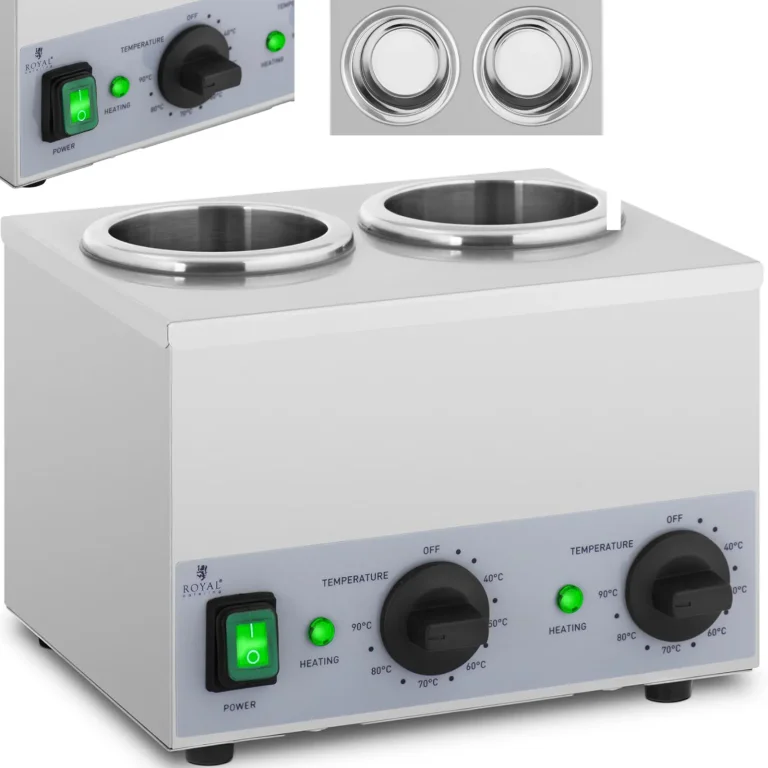 Mártásmelegítő forró mártásokhoz 2x 1 l 40–90 °C 400 W
