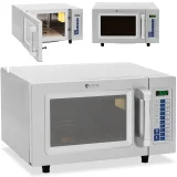 Professzionális mikrohullámú sütő, 100 program, 25 l, 1550 W