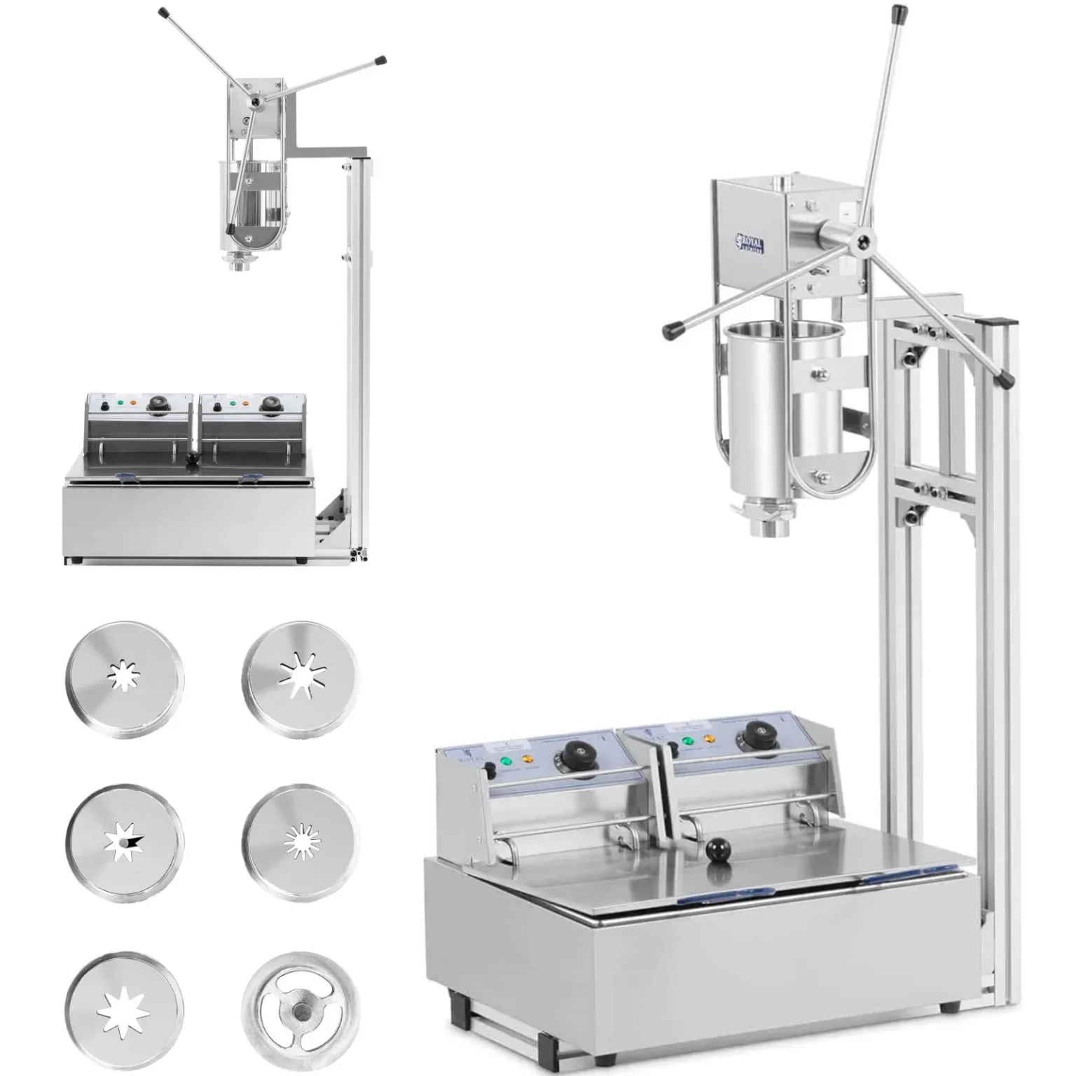 Mașină de preparat și prăjit churros 3 L 2x 2500 W Mașină de preparat și prăjit churros 3 L 2x 2500 W