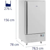 LCD gyorsfagyasztó/hűtő 276 l 1350 W 8