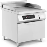 Sima, szabadon álló indukciós grill 720 x 610 mm 80–300 °C 10 000 W