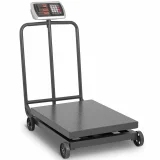 Ipari platformmérleg kerekekkel, 600 kg / 100 g, LCD 2