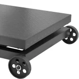 Ipari platformmérleg kerekekkel, 600 kg / 100 g, LCD 4
