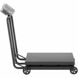Ipari platformmérleg kerekekkel, 600 kg / 100 g, LCD 6