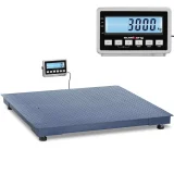LCD raktári emelvényes mérleg 120 x 120 cm 3000 kg / 1 kg