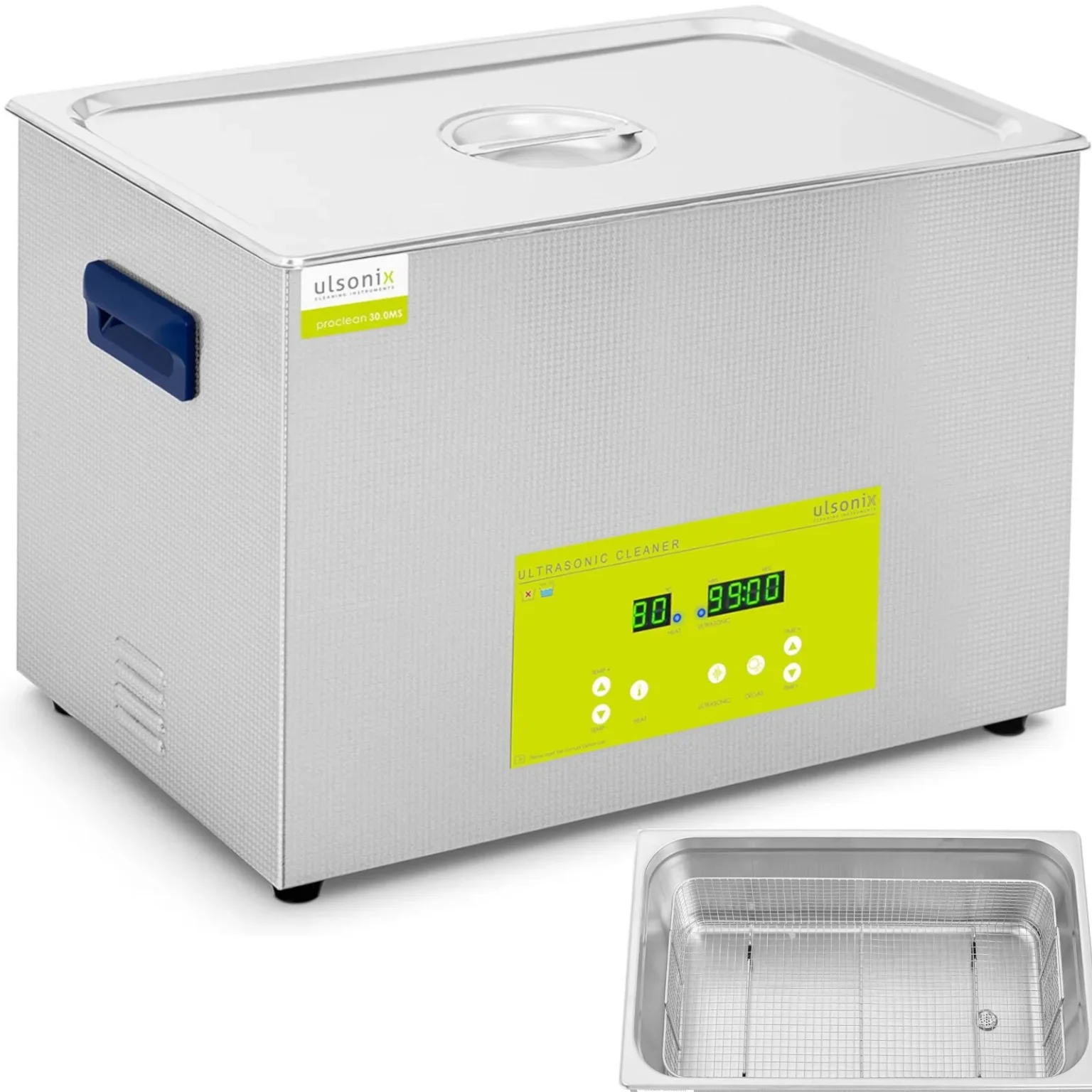 Ultrahangos tisztítófürdő LED-del, 30 l, 600 W Ultrahangos tisztítófürdő LED-del, 30 l, 600 W