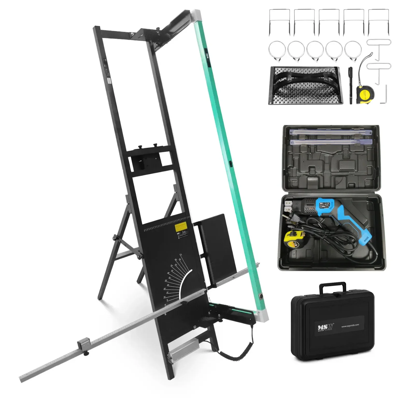 Polisztirol vágógép állvánnyal és hőkésekkel 1350 / 330 mm 200 W Polisztirol vágógép állvánnyal és hőkésekkel 1350 / 330 mm 200 W