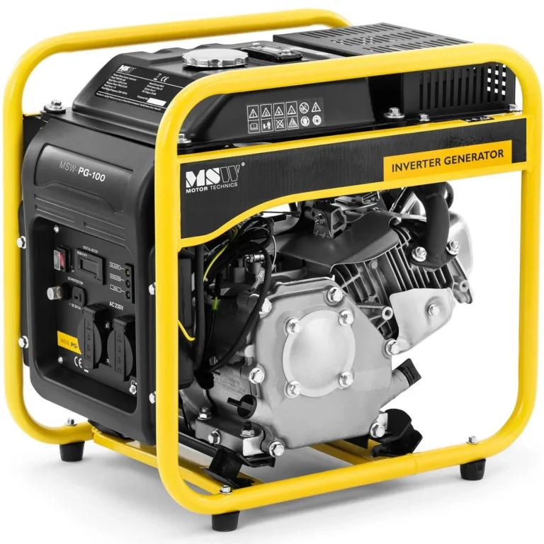 Inverter típusú áramfejlesztő, 5 l, 230 V, 3600 W, AVR