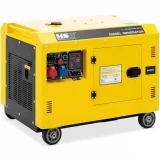 Kerekes dízelgenerátor, 240/400 V, 8500 W, 10 kVA, 30 l 2