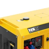 Kerekes dízelgenerátor, 240/400 V, 8500 W, 10 kVA, 30 l 4