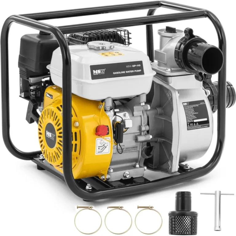 7 LE 3,6 l 60 m³/h benzinüzemű vízszivattyú