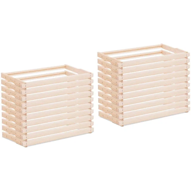 Langstroth méhkas keret, fenyőfa, drótozott, 232 mm – 20 darab
