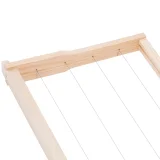Langstroth méhkas keret, fenyőfa, drótozott, 232 mm – 20 darab 3