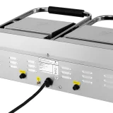 3600 W-os kétoldalas, barázdált kontaktgrill 4