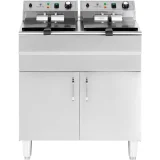 Kétkamrás, szekrényes, szabadon álló elektromos sütő, 400 V, 10 000 W, 26 l 7
