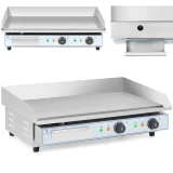 Kétoldalas sima elektromos grilllap 730 x 400 mm 2 x 2200 W