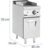 Bordázott gázgrill szekrénnyel propán / LPG / földgázhoz, 6 kW 7