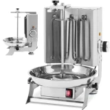 Elektromos kebab- és gyrosgrill akár 8 kg húshoz, 2000 W