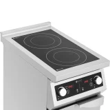 2 égőfejű, szekrényes, szabadon álló indukciós főzőlap, 400 V, 8500 W 4