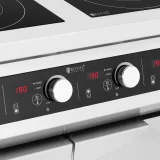 Szabadon álló indukciós főzőlap szekrénnyel, 4 főzőlap, 400 V, 17 000 W 4