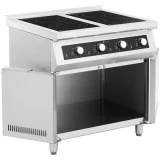 Szabadon álló indukciós főzőlap szekrénnyel, 4 főzőlap, 400 V, 17 000 W 5